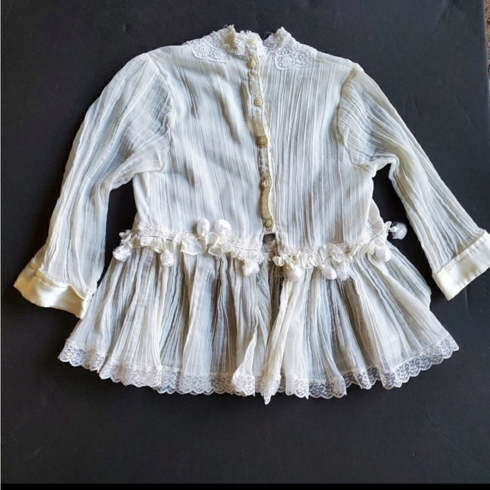 Anthropologie White Peasant Blouse - Picture 7 of 10